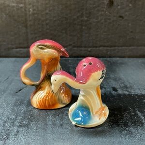 VINTAGE SALT & PEPPER SHAKER - “FLAMINGO’S”